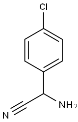 amino(4-chlorophenyl)acetonitrile 结构式