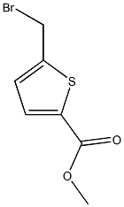 methyl 5-(bromomethyl)thiophene-2-carboxylate 结构式