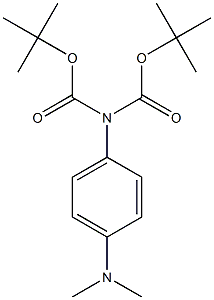 di-tert-butyl 4-(dimethylamino)phenyliminodicarbonate 结构式