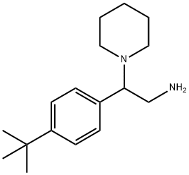 2-(4-tert-butylphenyl)-2-(piperidin-1-yl)ethan-1-amine 结构式