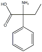 2-amino-2-phenylbutanoic acid 结构式