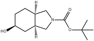 TERT-BUTYL (3AS,5S,7AR)-REL-5-HYDROXY-OCTAHYDRO-1H-ISOINDOLE-2-CARBOXYLATE 结构式