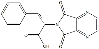 (2S)-2-{5,7-dioxo-5H,6H,7H-pyrrolo[3,4-b]pyrazin-6-yl}-3-phenylpropanoic acid 结构式