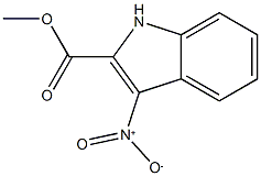 METHYL 3-NITRO-1H-INDOLE-2-CARBOXYLATE 结构式