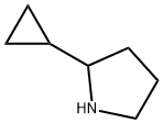 2-环丙基-吡咯烷 结构式