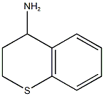 3,4-Dihydro-2H-1-benzothiopyran-4-amine 结构式