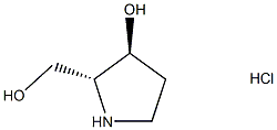 (2r,3s)-2-(hydroxymethyl)pyrrolidin-3-ol hcl 结构式