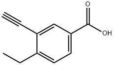 4-Ethyl-3-ethynylbenzoic acid 结构式