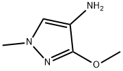 3-METHOXY-1-METHYL-1H-PYRAZOL-4-AMINE 结构式