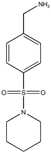 [4-(piperidine-1-sulfonyl)phenyl]methanamine 结构式