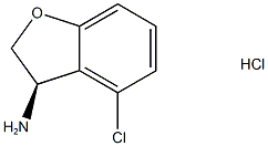 (3r)-4-chloro-2,3-dihydrobenzo[b]furan-3-ylamine hcl 结构式