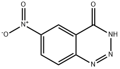 6-nitro-3,4-dihydro-1,2,3-benzotriazin-4-one 结构式