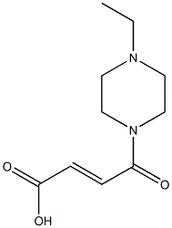 (2E)-4-(4-ethylpiperazin-1-yl)-4-oxobut-2-enoic acid 结构式