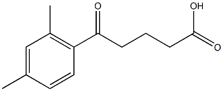 5-(2,4-dimethylphenyl)-5-oxopentanoic acid 结构式