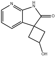 3‐hydroxy‐1',2'‐dihydrospiro[cyclobutane‐1,3'‐pyrrolo[2,3‐b]pyridine]‐2'‐one 结构式