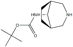 tert-butyl (8-syn)-3-azabicyclo[3.2.1]oct-8-ylcarbamate 结构式