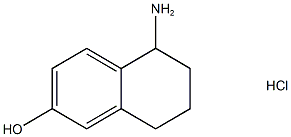 5-amino-5,6,7,8-tetrahydronaphthalen-2-ol hcl 结构式