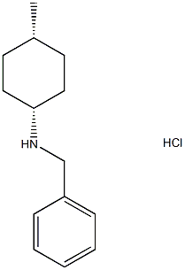 cis-N-Benzyl-4-methylcyclohexanamine hydrochloride 结构式
