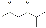 5-methylhexane-2,4-dione 结构式