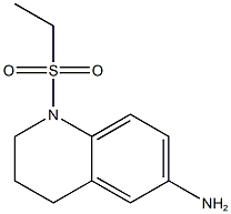 1-(ethanesulfonyl)-1,2,3,4-tetrahydroquinolin-6-amine 结构式