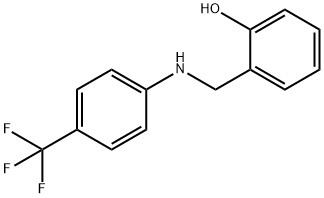 2-({[4-(trifluoromethyl)phenyl]amino}methyl)phenol 结构式