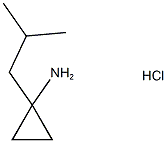 (1-isobutylcyclopropyl)amine hcl 结构式