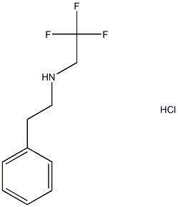 (2-phenylethyl)(2,2,2-trifluoroethyl)amine hydrochloride 结构式