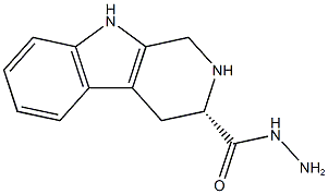 (3S)-1H,2H,3H,4H,9H-pyrido[3,4-b]indole-3-carbohydrazide 结构式