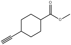 4-乙炔基环己烷-1-羧酸甲酯 结构式