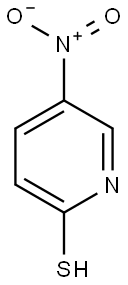 5-nitropyridine-2-thiol 结构式