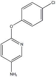 6-(4-chlorophenoxy)pyridin-3-amine 结构式