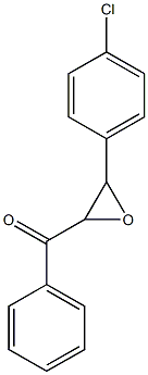 1-Phenyl-2,3-epoxy-3-(4-chlorophenyl)-1-propanone 结构式