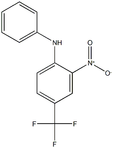 2-nitro-N-phenyl-4-(trifluoromethyl)aniline 结构式
