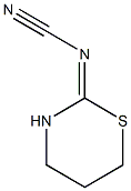 {[(2E)-1,3-thiazinan-2-ylidene]amino}formonitrile 结构式