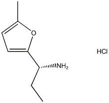 (1R)-1-(5-methylfuran-2-yl)propan-1-amine hydrochloride 结构式