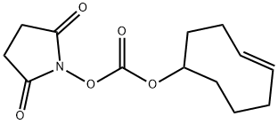 (E)-CYCLOOCT-4-ENYL 2,5-DIOXO-1-PYRROLIDINYL CARBONATE 结构式