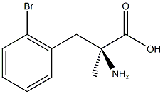 (S)-Α-METHYL-2-BROMOPHENYLALANINE·H<SUB>2<SUB>O 结构式