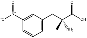 (R)-Α-METHYL-3-NITROPHENYLALANINE·H<SUB>2<SUB>O 结构式