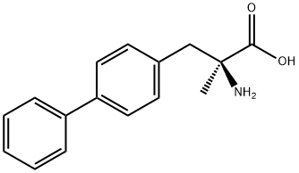 (S)-Α-METHYL-Β-(4-BIPHENYL)ALANINE·H<SUB>2<SUB>O 结构式