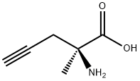 (S)-Α-PROPARGYLALANINE 结构式