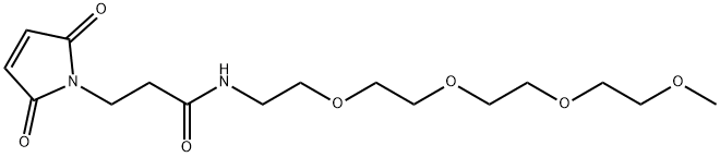 甲基-PEG4-琥珀酰亚胺 结构式
