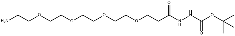 氨基-四聚乙二醇-保护基团-肼 结构式