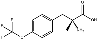 (R)-Α-METHYL-4-TRIFLUOROMETHOXYPHENYLALANINE 结构式