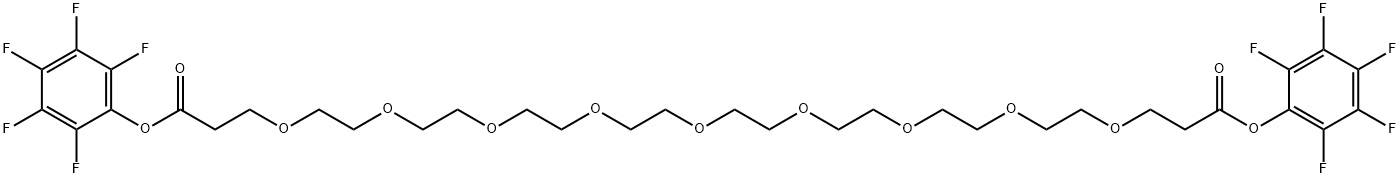 五氟苯酚酯-九聚乙二醇-五氟苯酚酯 结构式