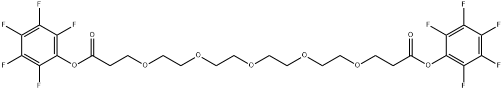 双取代五氟苯酯-四聚乙二醇 结构式