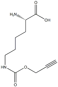 N-Ε-炔丙氧基羰基-L-赖氨酸盐酸盐 结构式