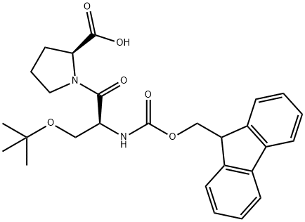 FMOC-SER(TBU)-PRO-OH 结构式