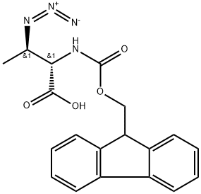 Fmoc-L-Abu(3R-N3)-OH 结构式