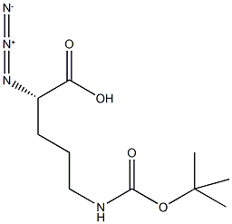 N3-L-Orn(Boc)-OH·CHA 结构式