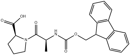 (9H-Fluoren-9-yl)MethOxy]Carbonyl Ala-Pro-OH 结构式